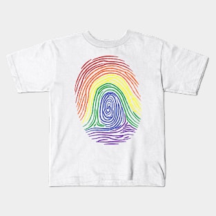 Fingerprint LGBT Kids T-Shirt